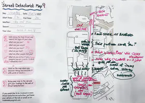 Faint waft of scented police man and woman